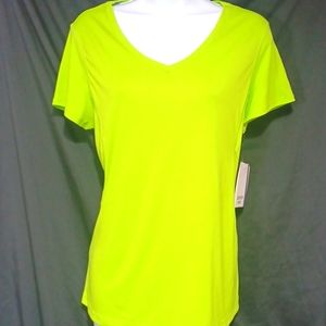 Jockey Sport neon greenish yellow top